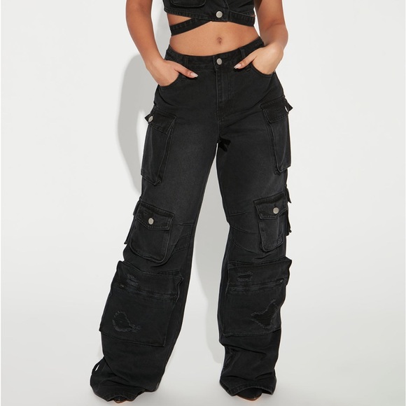 Cargo Jeans (+ Ankle Tie ) - Picture 3 of 8